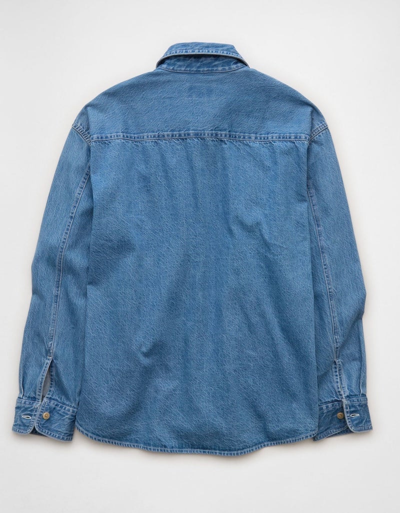 American Eagle AE Denim Workshirt - Image 5